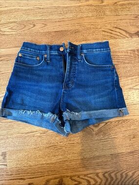 Madewell High Rise Denim Shorts